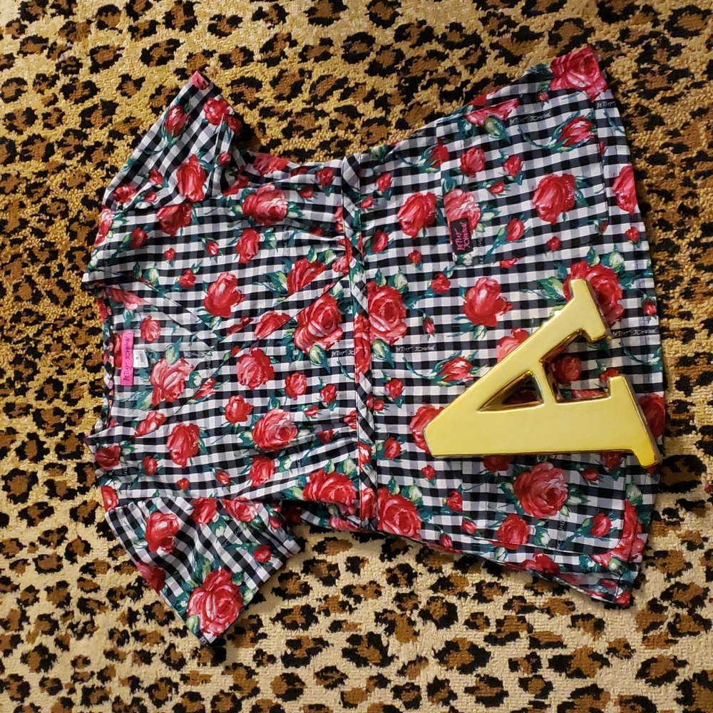 Betsey Johnson Scrub Top